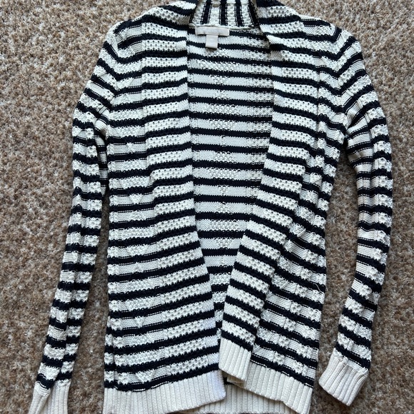 Banana Republic Cardigan Womens XS Open Front Long Sleeve 100% Cotton - Picture 1 of 3